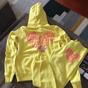 VS Pink matching top and bottom set